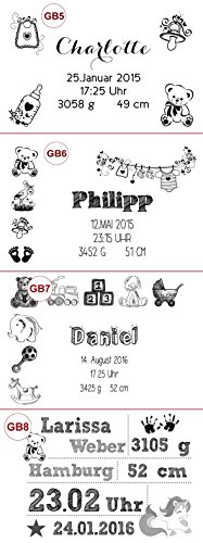 zur Geburt, große Holz-Geschenkbox Gr. 3, Kiefer incl. Auswahl-Lasergravur (GB6) - 4