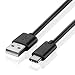 Produktbild TNP USB Typ C auf Typ A Kabel, usb-c zu USB-A Adapter Stecker Draht Kordel, High Speed USB 2.0 männlich zu männlich Sync & Charge Kabel – Schwarz (90)