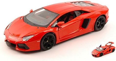 MAISTO MI31210OR LAMBORGHINI AVENTADOR LP700-4 2011 ORANGE 1:24 DIE CAST MODEL