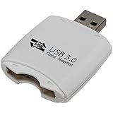 SODIAL(R) uSB 3.0 Micro SD TF SDHC SDXC MMC Carte Lecteur Adaptateur Haute Vitesse 5Gbps Blanc