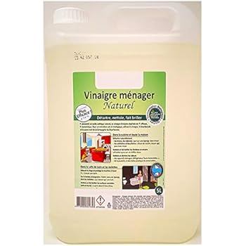 VINAIGRE BLANC MENAGER 14 Degrés - Fermentation Biologique Naturelle