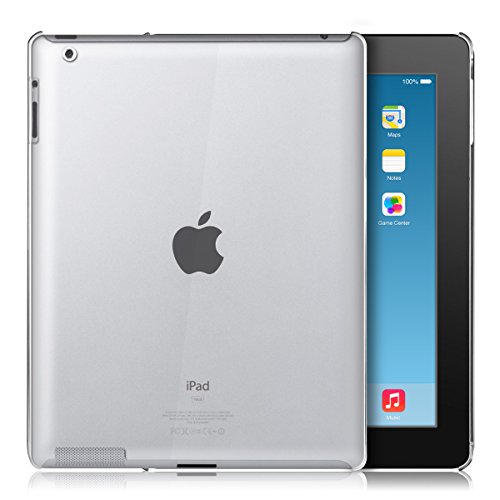 kwmobile Crystal Hülle für Apple iPad 2 / 3 / 4 Hard Case – dünne durchsichtige transparente Tablet Schutzhülle Cover in Transparent - 3