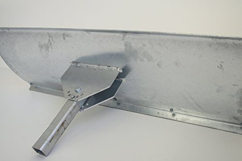 Schneeschild 125×40 feuerverzinkt Räumschild Schneeschieber Quad Rasenmähertraktor - 5