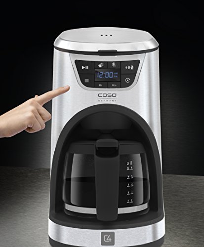 CASO NOVEA C4 Design Filter-Kaffeemaschine, 1000 Watt, Brühtemperatur ca. 96°C, für 12/6 Tassen, LED-Display - 3