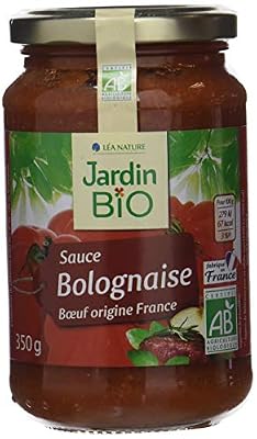Jardin Bio Sauce Bolognaise au Bœuf 350 g