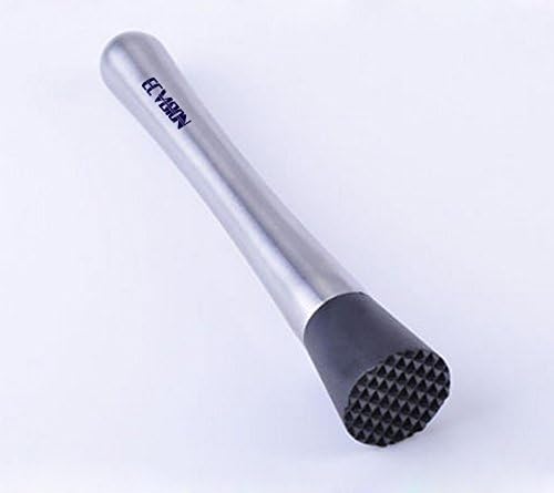 ECVISION Drink Muddler Best Bar Tool &amp; Mojito Mixer Of Stainless Steel Cocktail Muddler Create Delicious Refreshing Cocktails Muddle Stick Bar Utensil (Cocktail Muddler)