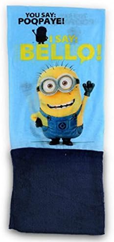 Minions Bello Neck Warmer Snood Light Blue, Includes a Despicable Me Minions Key Ring
