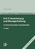Image de D&O-Versicherung und Managerhaftung für Unternehmensleiter und Aufsichtsräte: D&O - Straf-Rechtssc