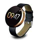BT 4.0 Smart Watch-Telefon Echtzeit-Herzfrequenz-Detektorarmband mit IP 53 professionellem, wasserdichtem Fitness-Tracker, kompatibel mit Android & IOS