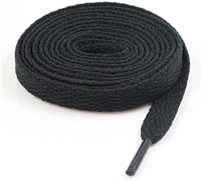 9mm FLAT WIDE SHOE LACES *8 LENGTHS & 31 COLOURS* SNEAKERS SKATE BOOTS TRAINERS