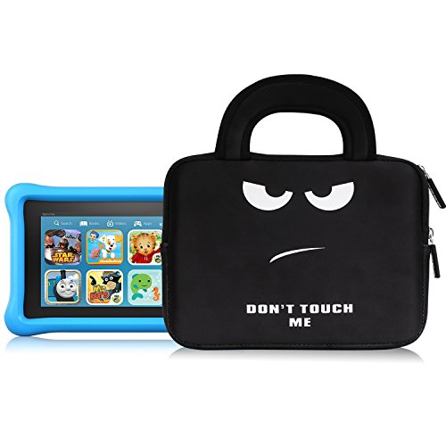 MoKo Universal 7-8 Zoll Tablet Tasche – Neoprene Handtasche Tragetasche Aktentasche Wallet Bag für iPad Mini 4 / 3 / 2 / 1, Samsung Galaxy Tab S2 8.0″, Yuntab 7″, Zenpad 8.0″, Don’t Touch Me - 3