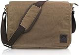 messenger bag herren canvas ✅ VIELSEITIG EINSETZBAR - Die Messengertasche lässt sich als Herrenhandtasche, Retro Schultasche, Bürotasche, Arbeitstasche, Aktentasche, Unisex Tragetasche, Handtasche für Schule, Freizeit, Sport nutzen