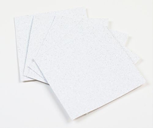 Expressions Vinyl - White - 9x12 5-pack Siser Glitter Iron-on Heat Transfer Vinyl Sheets by Expressions Vinyl