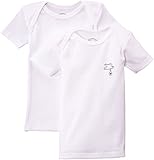 Absorba Underwear Unisex Baby Basic Blanc Layette Set of 2 Vest
