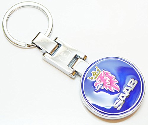 Autodily - Llavero cromo azul 95 93