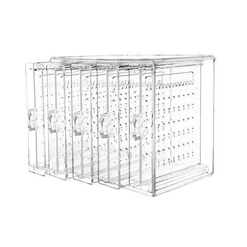 Preisvergleich Produktbild Schmuckständer Ohrringhalter Ohrring Organizer Schmuckhalter Ohrringe Ketten Ohrstecker Schmuck Schmuckkasten Damen Aufbewahrungsbox transparent Kettenständer Ohrringständer Schmuckkästchen