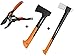 Produktbild Gartenpaul Set: FISKARS Spaltaxt X17 - M + FISKARS Universalaxt X7 - XS + GARTENPAUL Gartenschere Amboss R1