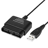 Longitud del cable: 35cm. DIGIFLEX Adaptador convertidor controlador en USB de Sony PS2 a PS3