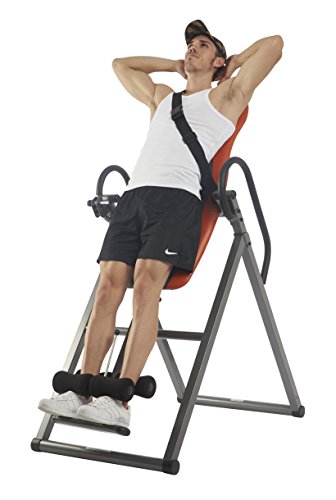 body coach Schwerkrafttrainer 28550 – Inversionsbank Rückentrainer verstellbarer Neigungswinkel Inversionstisch mit Sicherheitsgurt klappbar – 147-198 cm Größe bis 100 kg belastbar - 8
