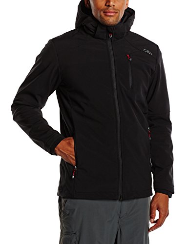 CMP - F.lli Campagnolo Herren Softshelljacke,schwarz (3A01787N), Gr. 56