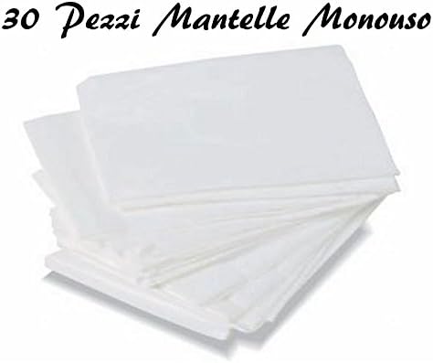 Disposable White Cape For Hairdresser, Pack of 30, Hairdressing