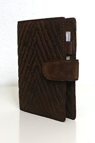15Â Succes Dexter Junior Organiser Brown Calf Suede A7Â Time Planner PJ214DX01