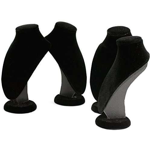 Preisvergleich Produktbild 4tlg Schmuckständer Halsketten-Halter Schmuck-Büste Präsentation Display Ständer