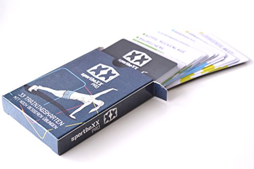 sportboXX pro Trainingskarten – Trainingsplaner mit Bodyweight Übungen ohne Geräte, Ganzkörpertraining, Bauchtrainer, Workout für zuhause - 3