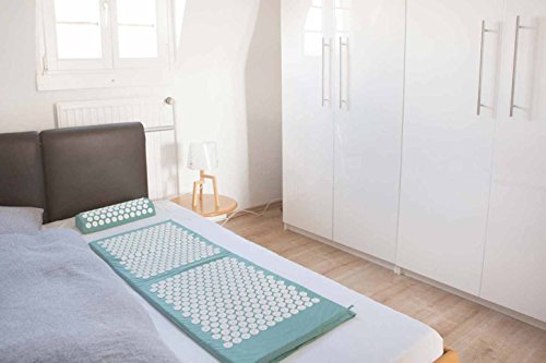 Akupressur-Set »Bikash« Matte + Kissen / Akupressur- und Massagematte (Yantra-Matte) zur effektiven Entspannung und Meditation / in verschiedenen fröhlichen Farben erhältlich. - 9