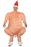 Aufblasbares Kostüm Türkei Huhn Suit Erwachsene Cosplay für Halloween Fasching Einheitsgröße