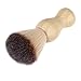 Anself Beard Brush Shaving Mustache Brush with Bamboo Handle