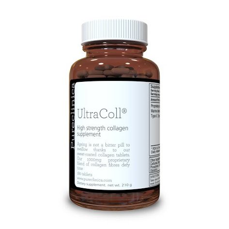 Pureclinica UltraColl 1000mg Marine Issu Patentée Anti-âge Collagène 3 mois approvisionnement
