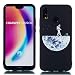 Produktbild Hülle für Huawei P20 Lite, KANTAS Weich Schwarz Silikon Schutzhülle Handyhülle Schlank Weich Rückseite TPU Ultra Dünn Bumper Back Cover für Huawei P20 Lite, Moonwalk