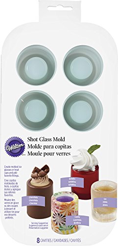 Wilton Shot/Schnapsglas Silikon-Form, 8 Mulden, mehrfarbig - 2
