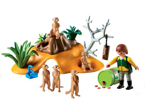 Imagen 2 de Playmobil - Zoo Familia De Suricates (4853)