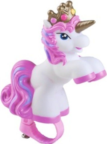 Bike Fashion Kinder Fahrradlenkerhupe Filly Unicorn, weiß, 2 x 2 x 2 cm, 817052