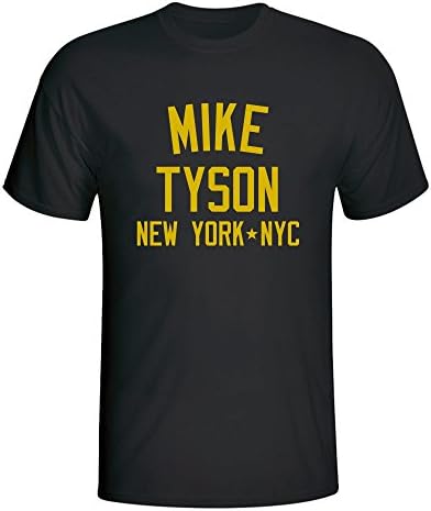 Mike Tyson Boxing T-Shirt Kids Black-Yellow - Medium