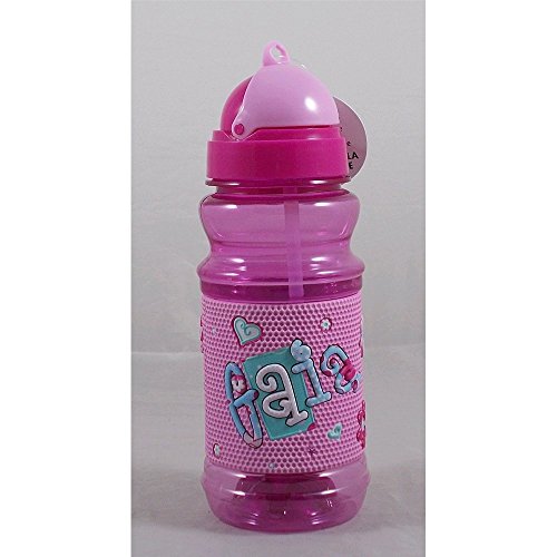 BORRACCIA SPORT IN PLASTICA CON SCRITTA A RILIEVO NOME GAIA H 19 CM