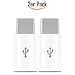 Produktbild Micro USB zu USB Typ C 3.1 [Angebot Verfügbar] ( Thunderbolt ) Adapter 2er Pack .Verwandelt Micro USB in ein USB Typ C 3.1 Stecker für OnePlus T3, Xperia X Compact / Xperia XZ,Apple MacBook, Huawei, MSI, Nokia und für viele weitere Produkte, die einen USB Typ C bzw. Type C Anschluss erfordern.