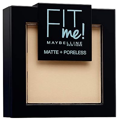 Maybelline New-York - Poudre Compacte Fit Me Matte & Poreless - Peaux normales à grasses - 120 Beige Rosé - 9 g