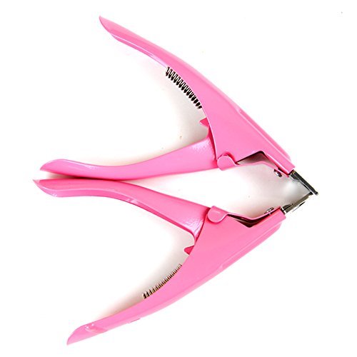 Fashion Gallery 2 Pink Acrylic False Nail Tips Cutter Clipper UV Nail Art Tool Set