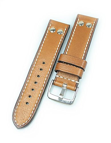 RIOS1931 Uhrenarmband Vintage 194 Used-Optik Cognac Bandanstoss 22 mm RIOS1931 Uhrenarmband Vintage 194 Used-Optik Cognac Bandanstoss 22 mm