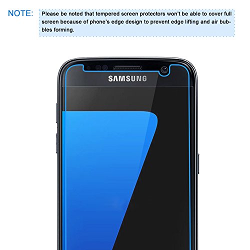 Samsung Galaxy S7 Panzerglas, Danibos Gehärtetem Glas Schutzfolie Displayschutzfolie Folie für Samsung Galaxy S7 (bewusst kleiner als das Display, da dieses gewölbt ist) - 3