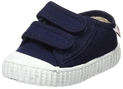 Victoria Basket Lona Dos Velcros, Baskets Mixte bébé, Bleu (Marino), 19 EU