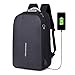 Produktbild WMA-Männer Rucksack USB-Lade-Rucksack Laptoptasche Geschäft Freizeit Reise Hohe Kapazität Wasserdicht Passwort Diebstahlsicherung,Black