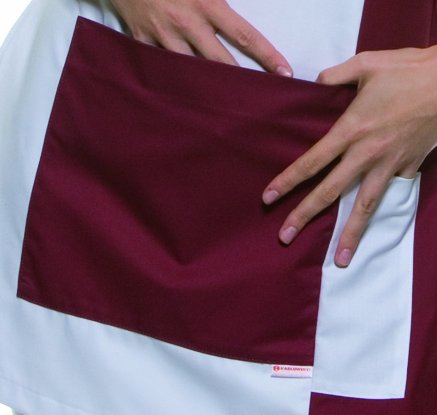 Überwurfkasack Marilies anthrazit zweifarbig - 2