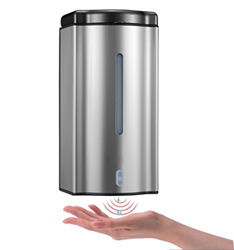 SUN-Edelstahl Automatische Erkennung Duschgel Spender Seifenspender, 600ml