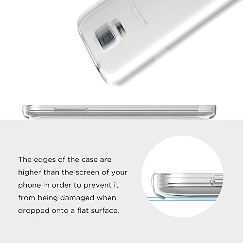 Samsung Galaxy S5 Mini Funda  iVoler TPU Silicona Case Cover Dura Parachoques Carcasa Funda Bumper para Samsung Galaxy S5 Mini   Ultra-delgado   Shock-Absorci  n   Anti-Ara  azos   Transparente - Garant  a Incondicional de 18 Meses