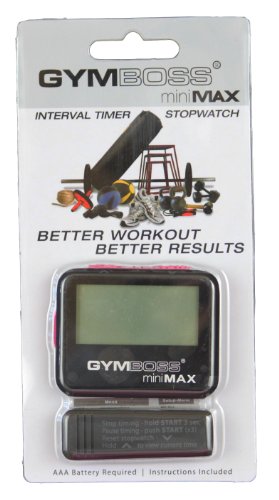 Gymboss Minimax Intervallzeitgeber Und Stoppuhr Schwarz-Rosa Softbeschichtung - 4