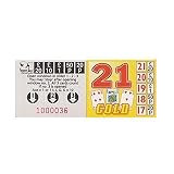 billete dorado wonka Estos Oro 21 Break Abierto Entradas Are Basado en el Juego de Cartas 21 / Blackjack.
